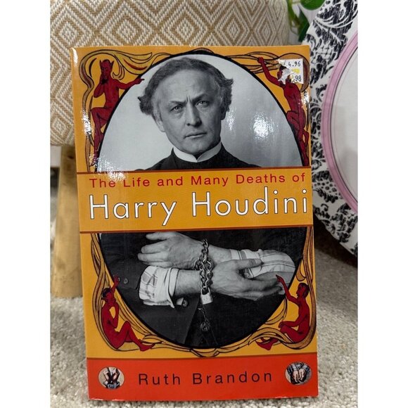 The Life And Many Deaths Of Harry Houdini By Ruth Brandon Paperback - Picture 1 of 4